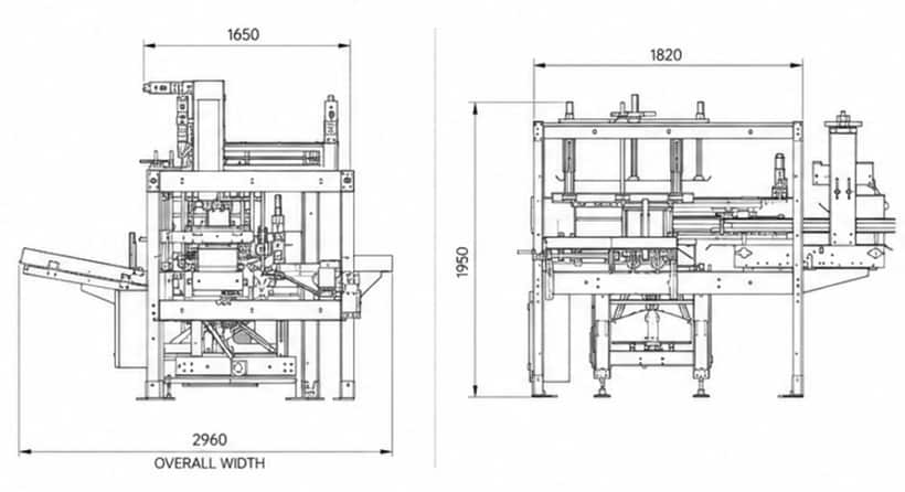 Carton Erector general arrangement